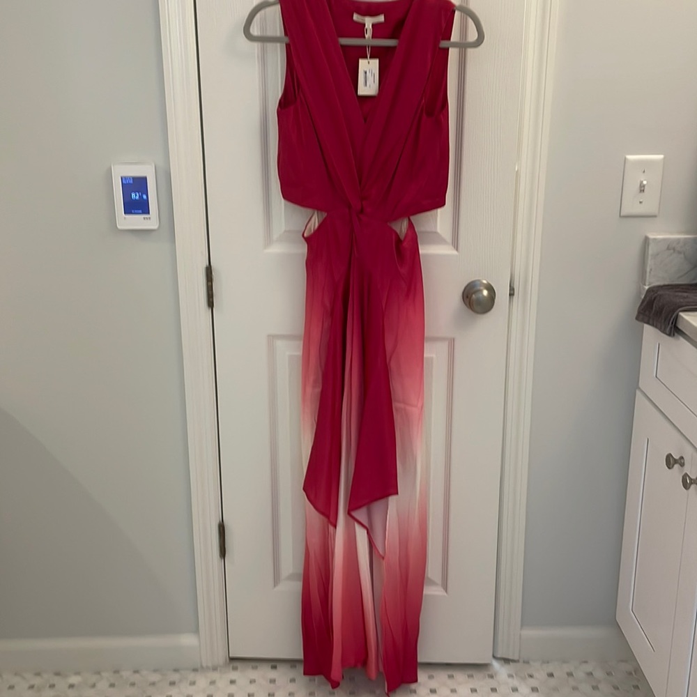 Maje cutout silk dress - sz 36 NWT